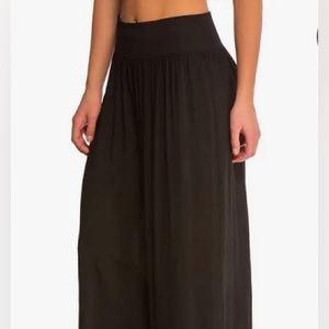 Hard Tail Wide Leg Cropped Pull-On Pants-Large